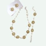 Royal Velvet Bloom Necklace & Earrings Set