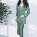 Elegant Cut Work Cord Suit
