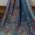 Kantha Grey Saree