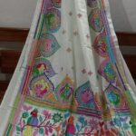 Kantha Ivory Saree