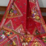 Kantha Red Saree